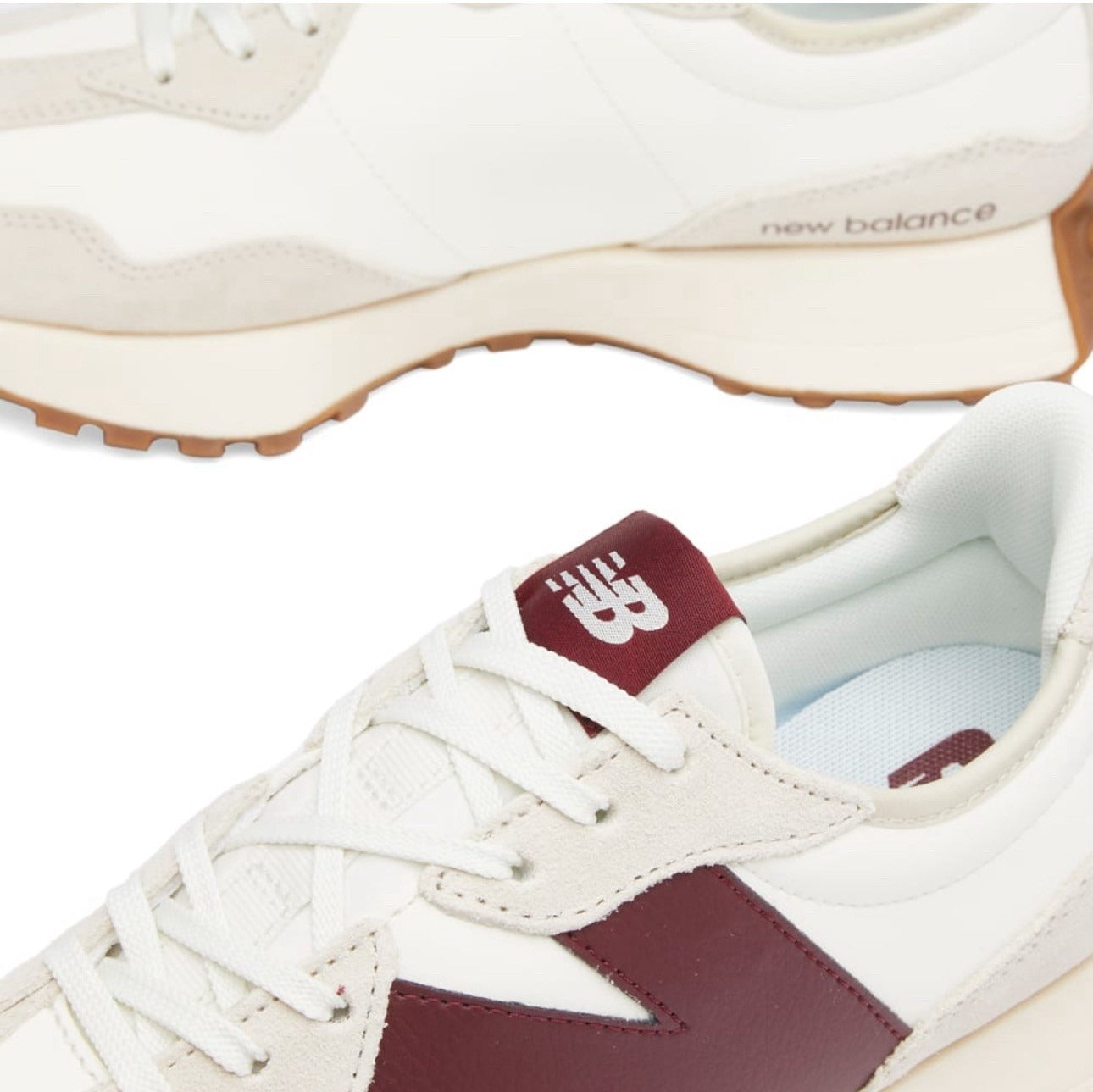 NEW BALANCE 327 BLANCO/VINOTNTO