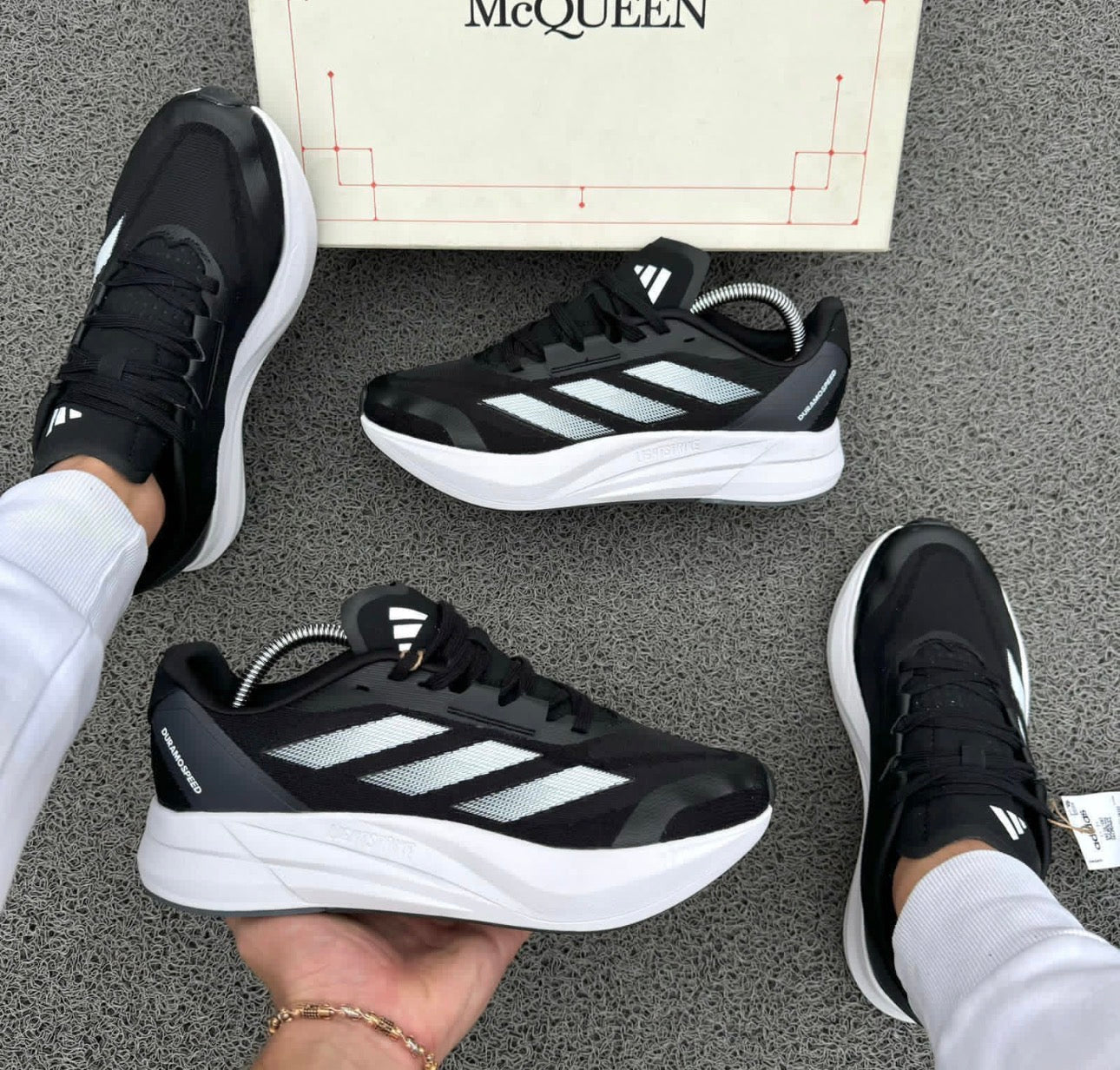 ADIDAS DURAMO NEGRO BLANCO