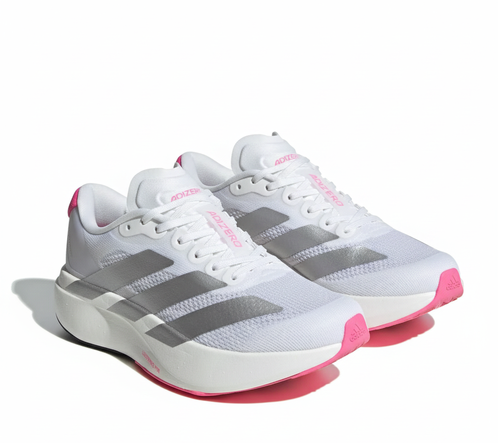 ADIDAS ADIZERO EVO SL BLANCO/GRIS/ROSA