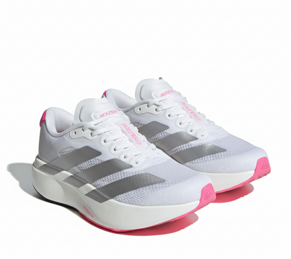 ADIDAS ADIZERO EVO SL BLANCO/GRIS/ROSA