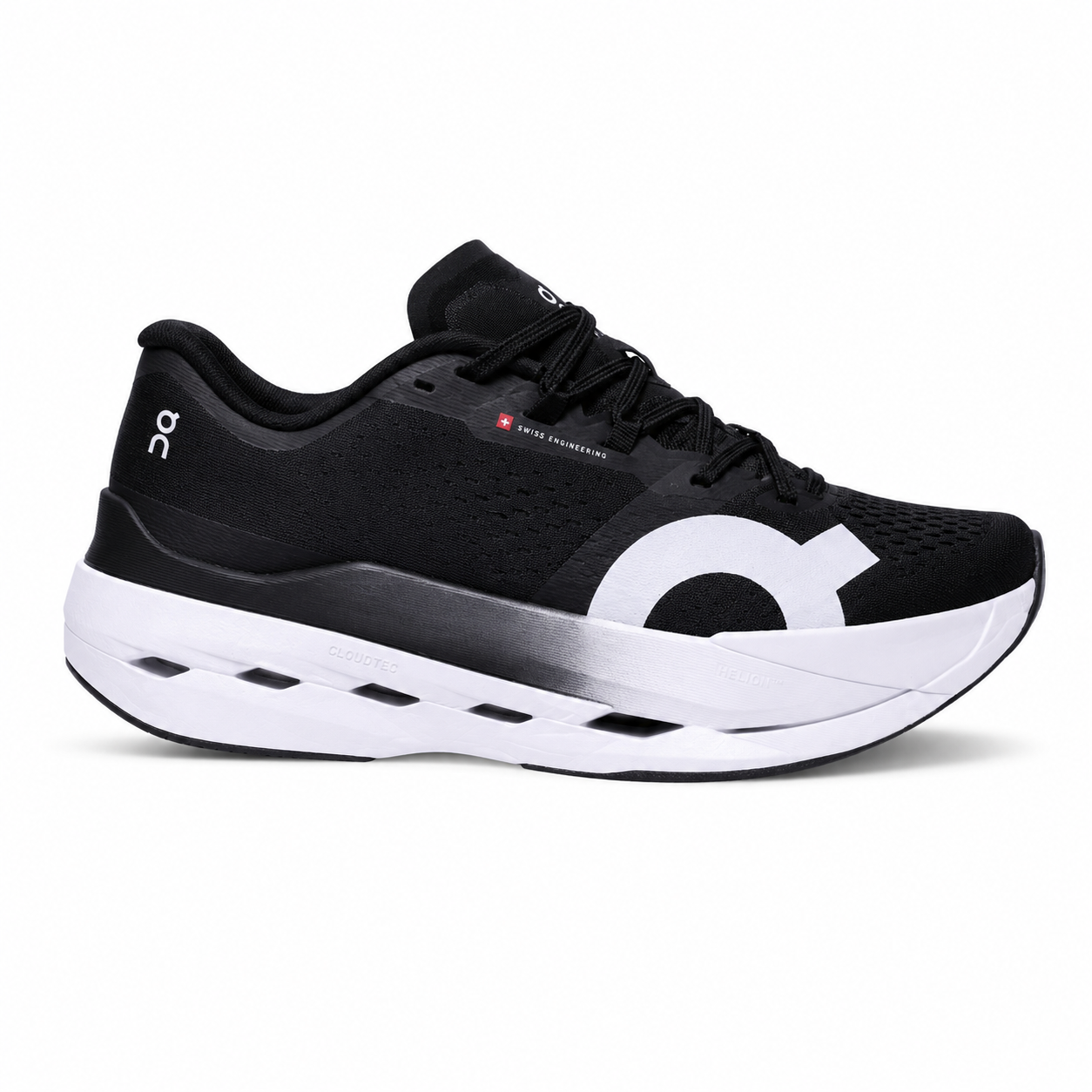 ON RUNNING  CLOUDBOOM NEGRO BLANCO