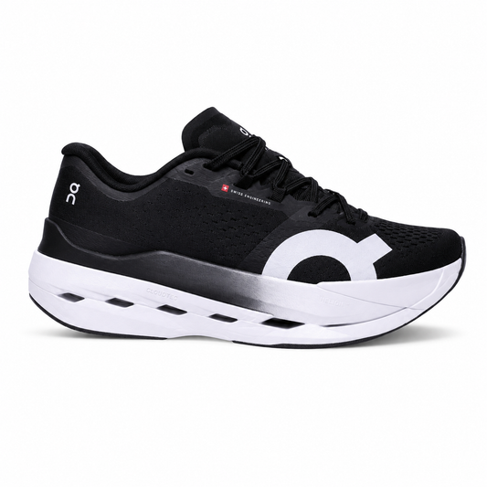 ON RUNNING  CLOUDBOOM NEGRO BLANCO