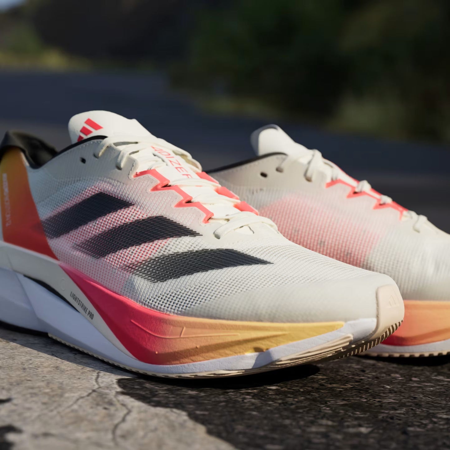 ADIDAS ADIZERO BOSTON 12 BEIGE NARANJA