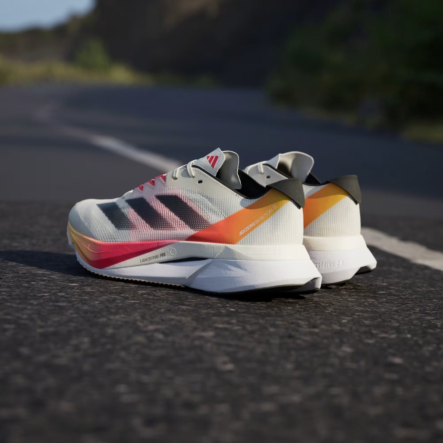 ADIDAS ADIZERO BOSTON 12 BEIGE NARANJA