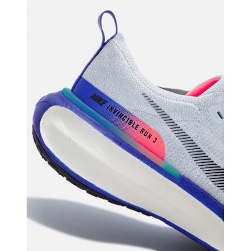 NIKE INVINCIBLE RUN 3 BLANCO/AZUL-NARANJA