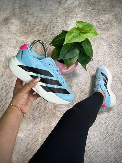 ADIDAS ADIZERO EVO SL  CELESTE