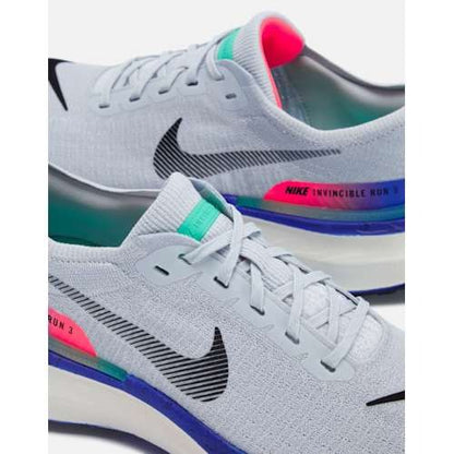 NIKE INVINCIBLE RUN 3 BLANCO/AZUL-NARANJA