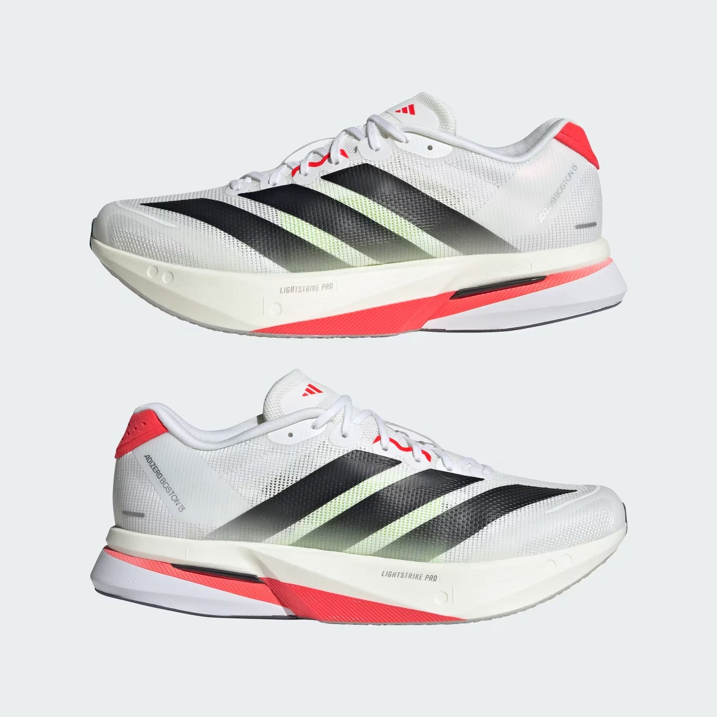 ADIDAS ADIZERO BOSTON 13 BLANCA/ROJA/NEGRO
