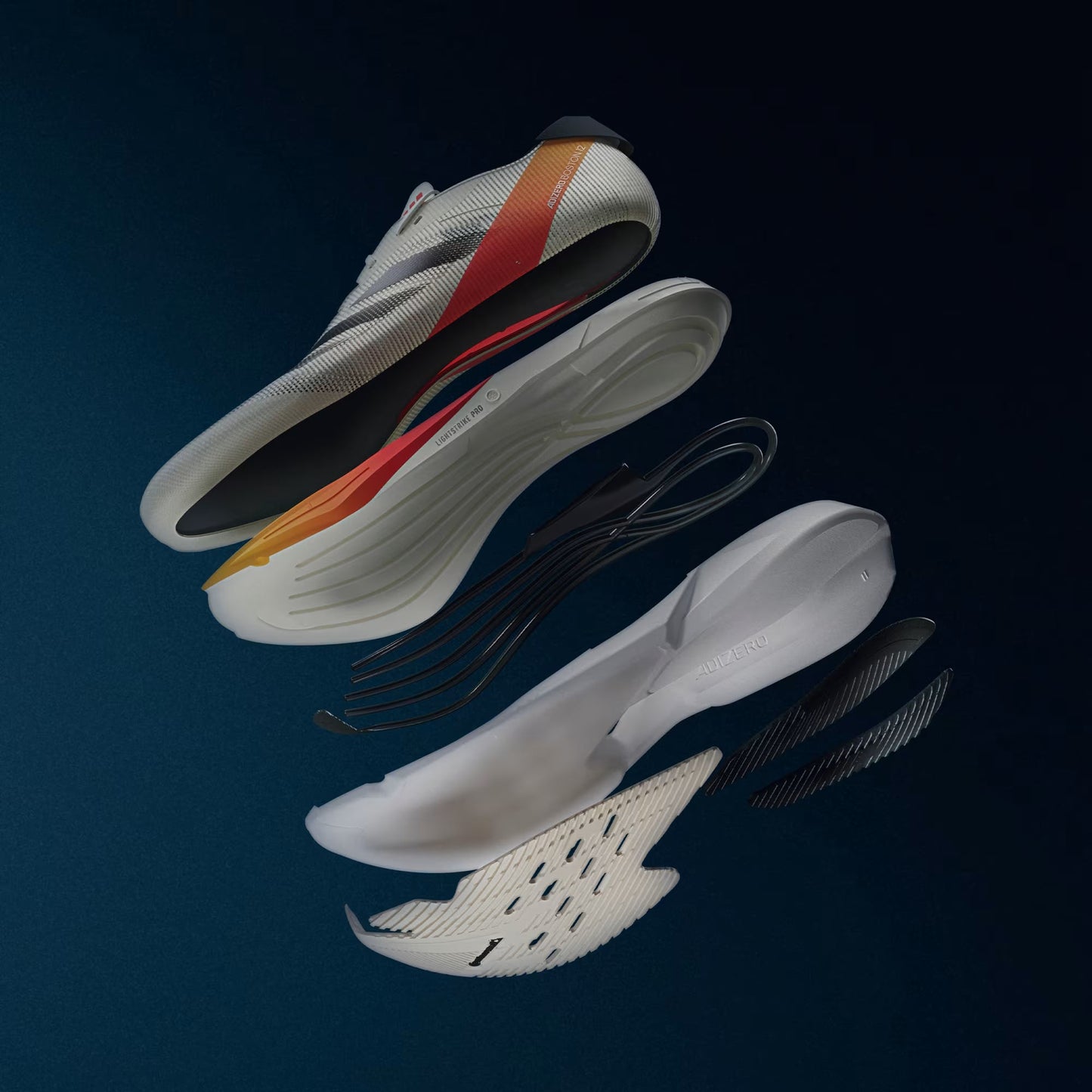 ADIDAS ADIZERO BOSTON 12 BEIGE NARANJA