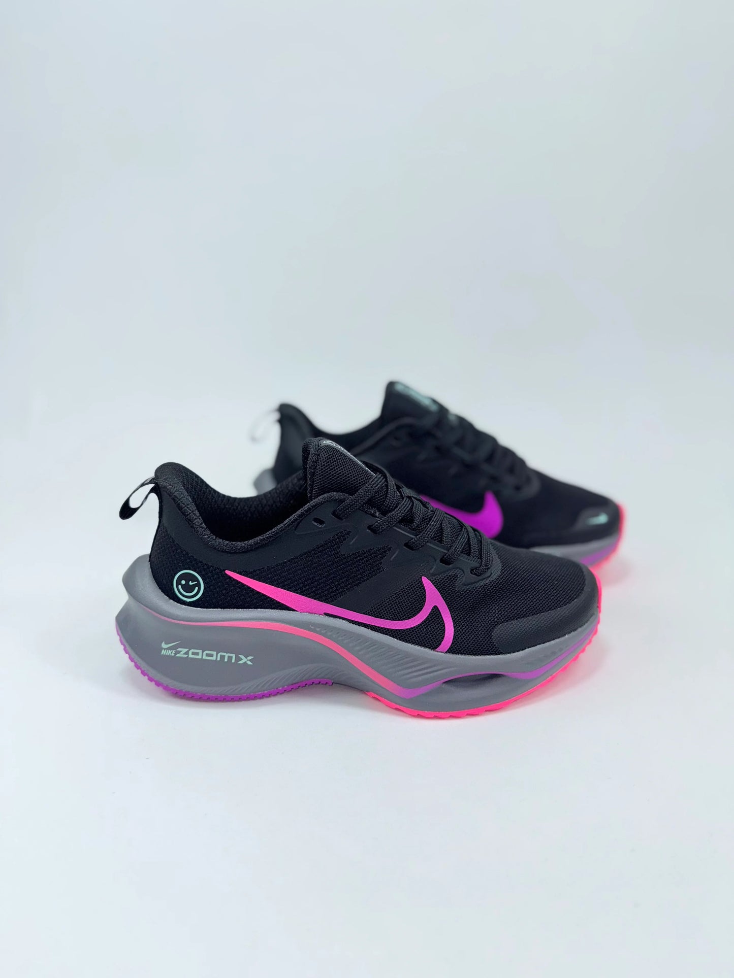 NIKE ZOOM X :) NEGRO/LILA