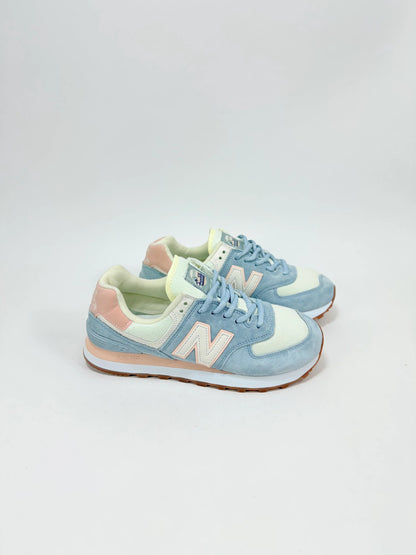 NEW BALANCE 574 AZUL/ROSA