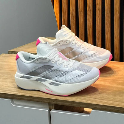 ADIDAS ADIZERO EVO SL BLANCO/GRIS/ROSA
