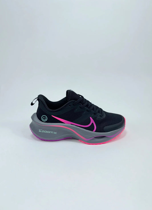 NIKE ZOOM X :) NEGRO/LILA