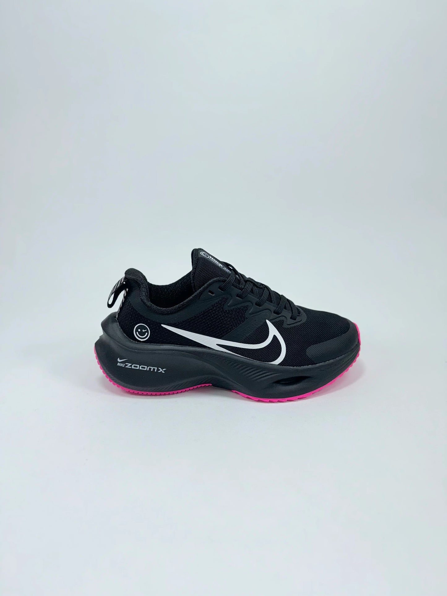 NIKE ZOOM X :) NEGRO/FUCSIA