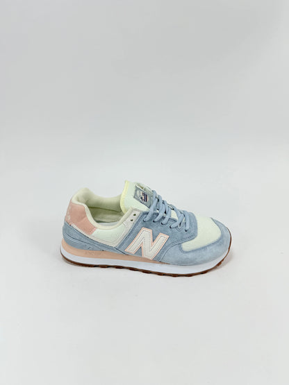 NEW BALANCE 574 AZUL/ROSA