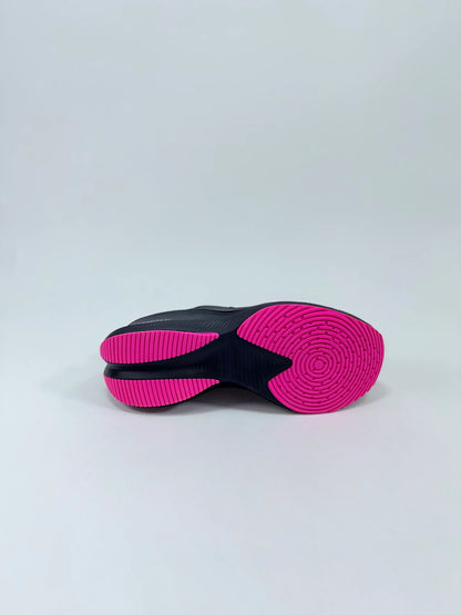 NIKE ZOOM X :) NEGRO/FUCSIA