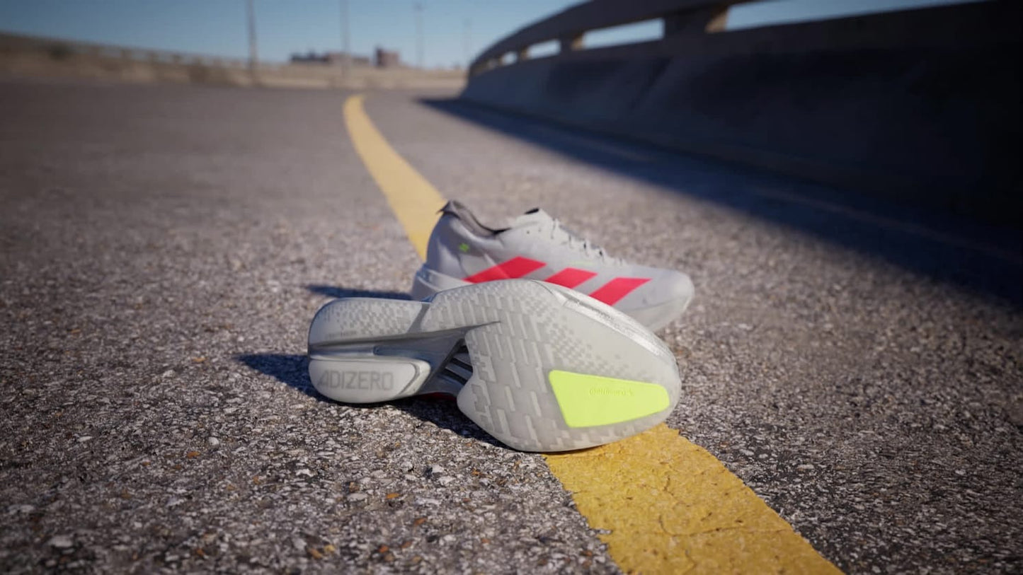 ADIZERO ADIOS PRO 4 GRIS/ROJO