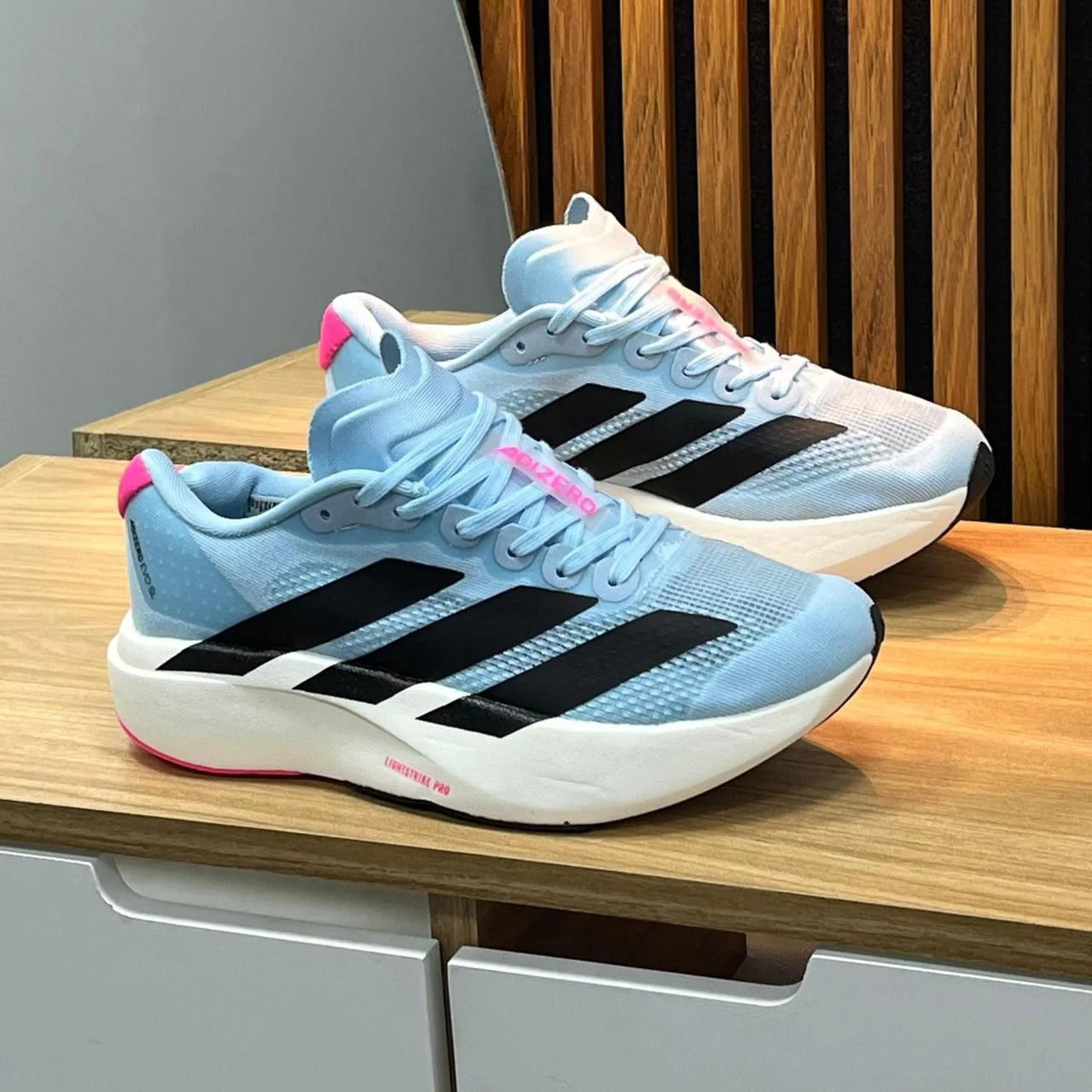 ADIDAS ADIZERO EVO SL  CELESTE