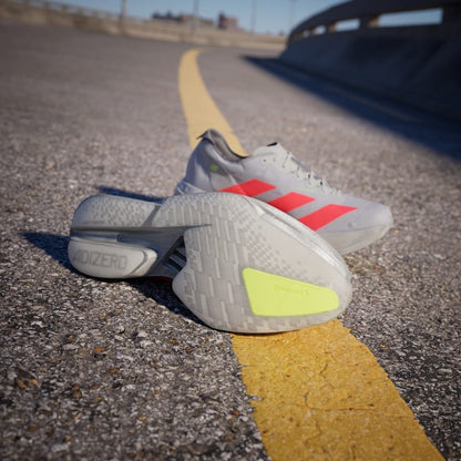 ADIZERO ADIOS PRO 4 GRIS/ROJO