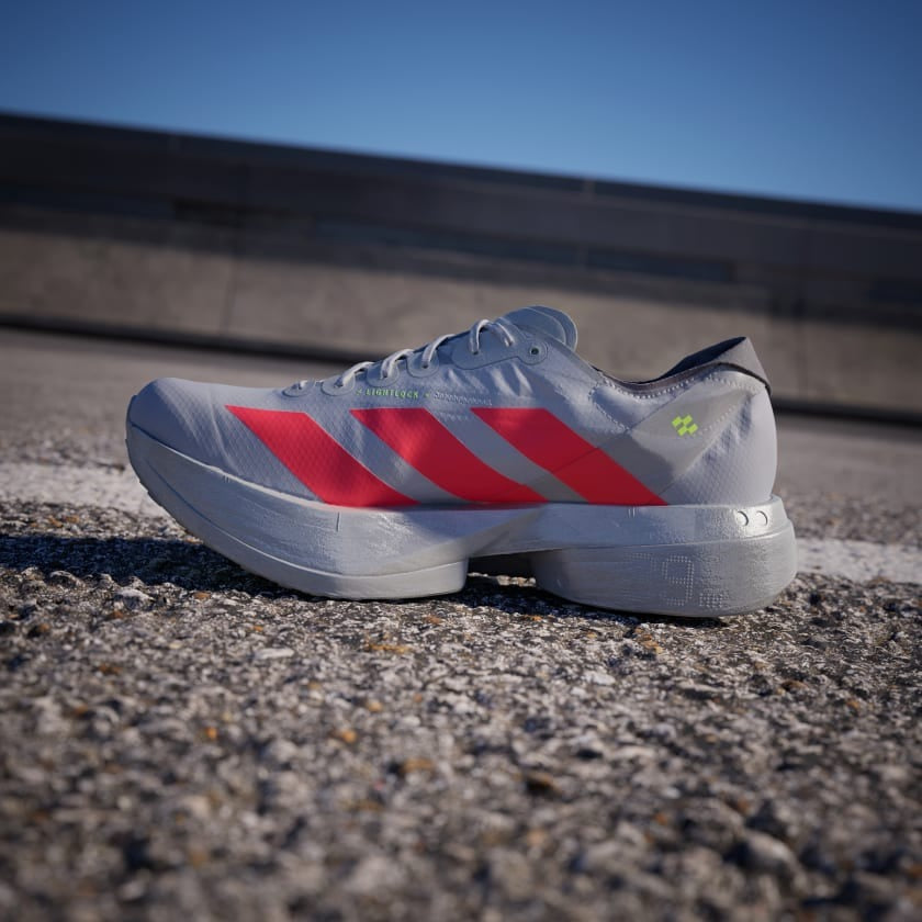 ADIZERO ADIOS PRO 4 GRIS/ROJO