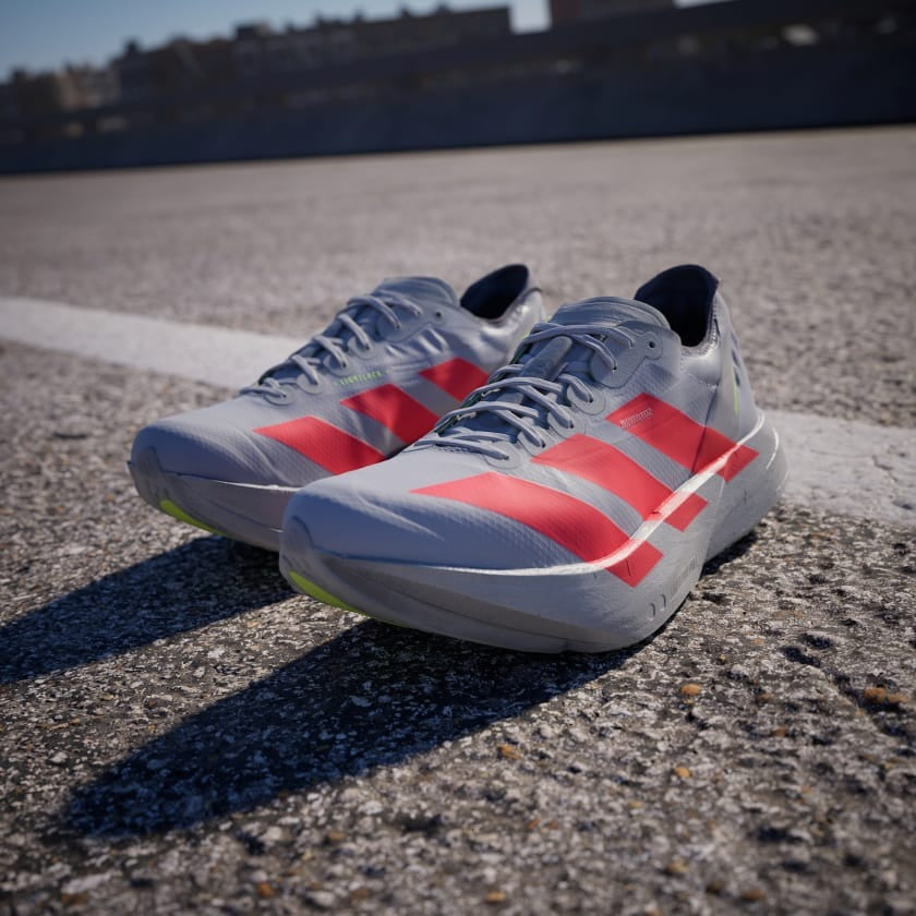 ADIZERO ADIOS PRO 4 GRIS/ROJO