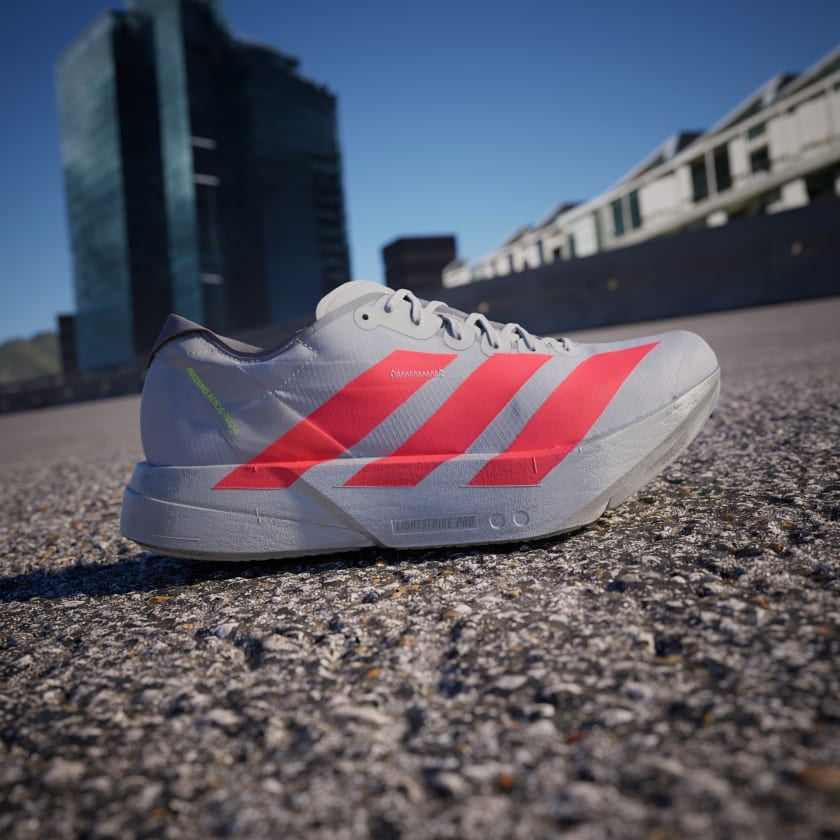ADIZERO ADIOS PRO 4 GRIS/ROJO